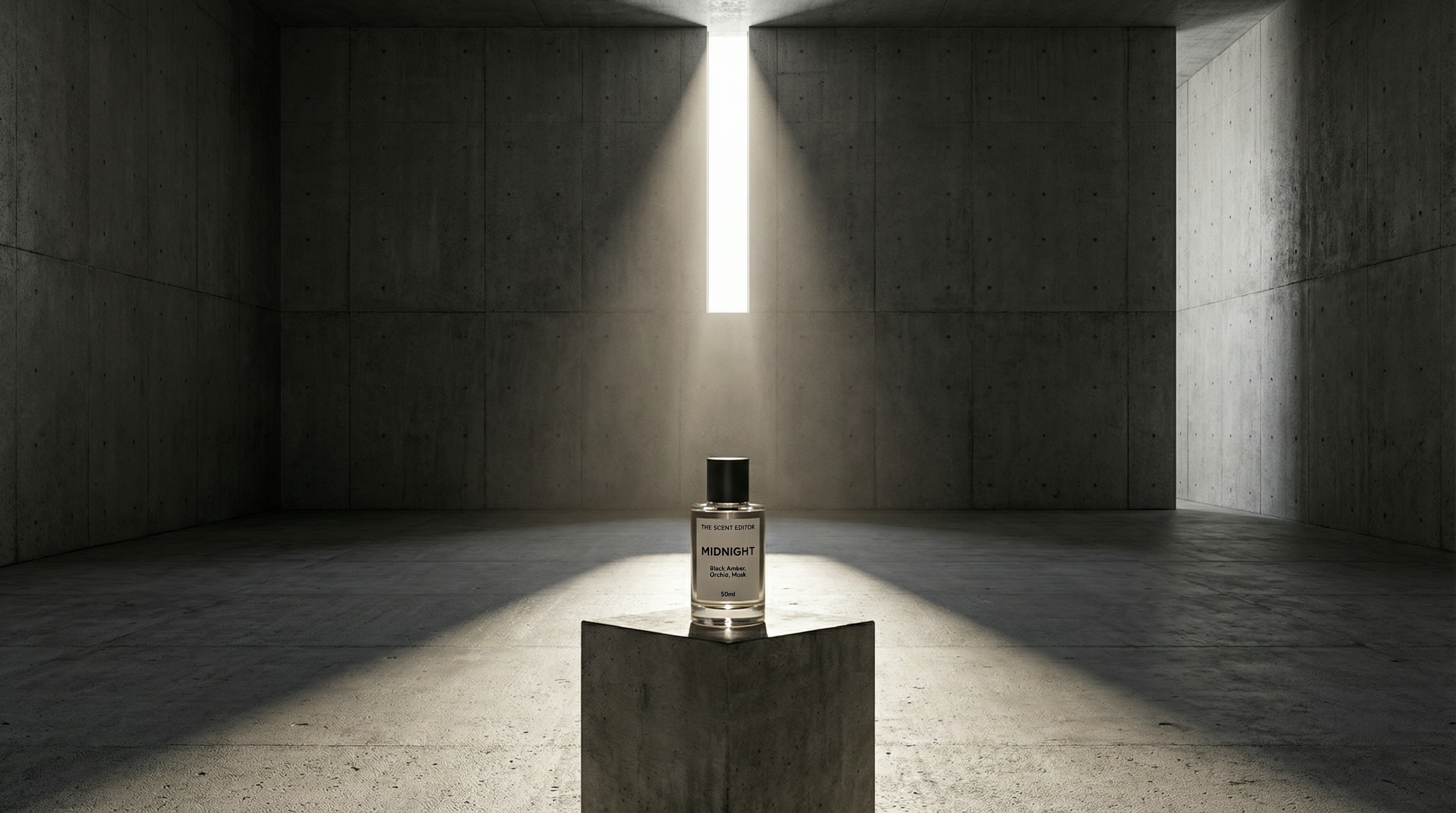 The Scent Editor luxury perfume bottle